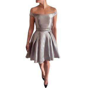 Jovani Off the Shoulder Dress